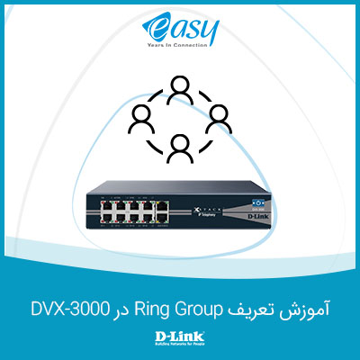 آموزش تعریف Ring Group در DVX-3000